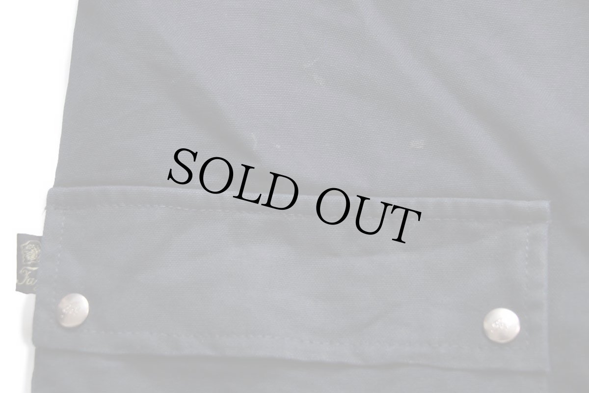 画像8: イタリア製 Fay チンスト&タータンチェックライナー付き コットン キャンバス ファイヤーマンコート 紺★ジャケット (8)