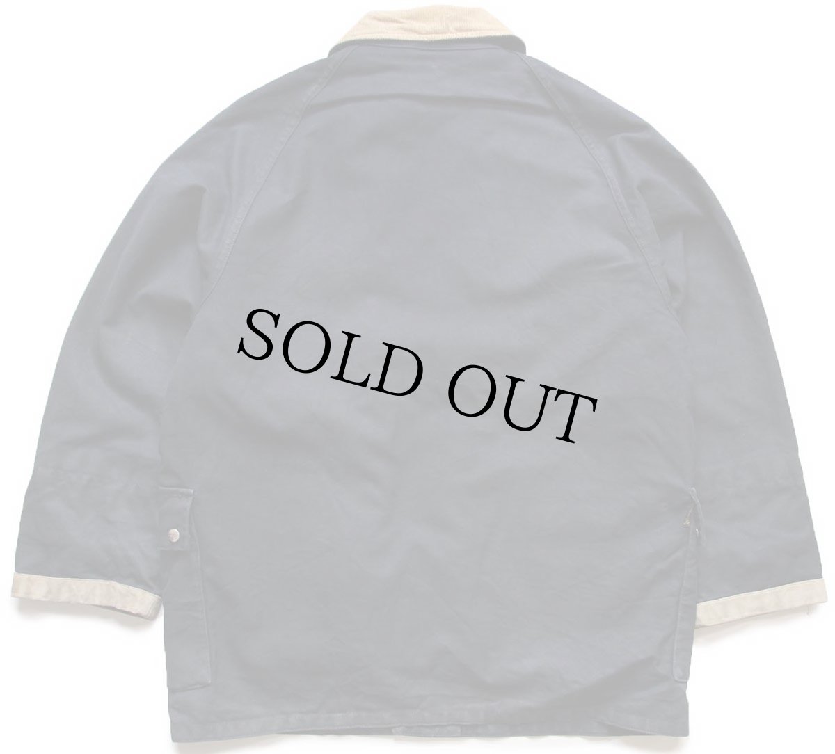 画像2: イタリア製 Fay チンスト&タータンチェックライナー付き コットン キャンバス ファイヤーマンコート 紺★ジャケット (2)