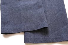 画像8: 80s Levi'sリーバイス ACTION SLACKS スラックス ポリエステルパンツ グレー w34★スタプレ (8)