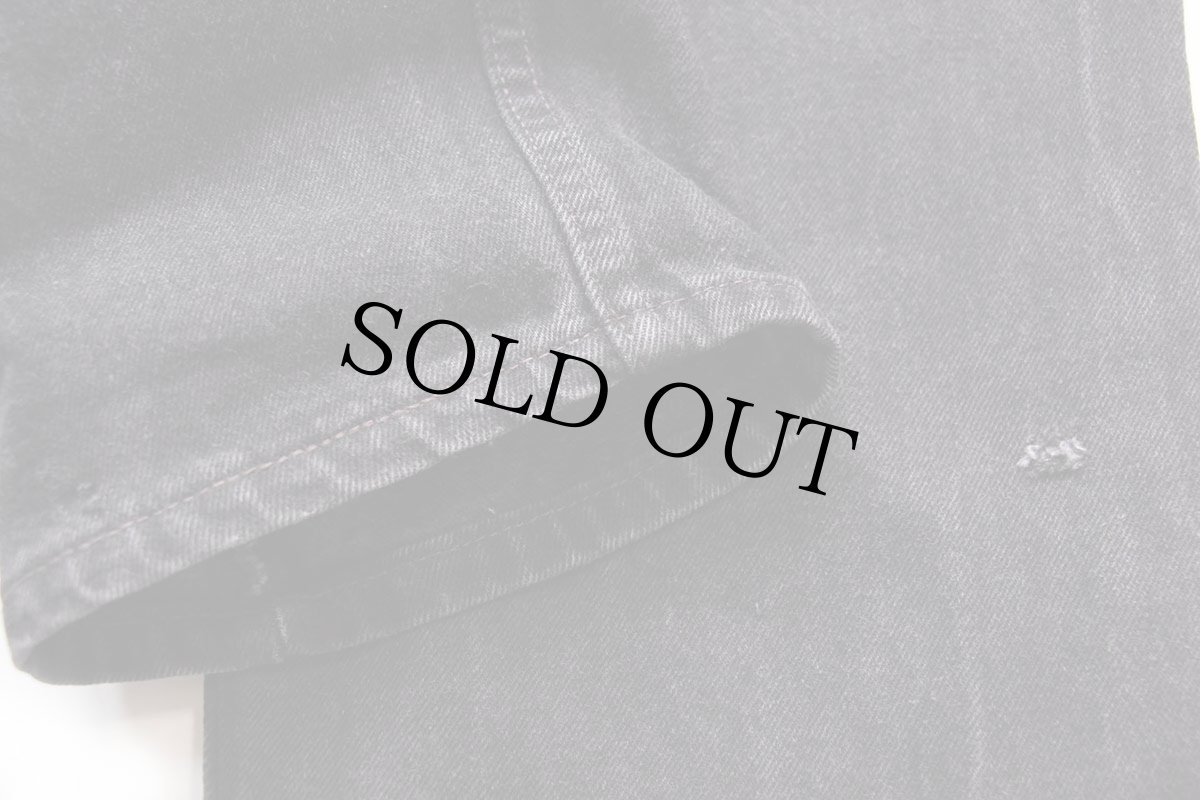 画像8: 90s USA製 Levi'sリーバイス 550 ブラック デニムパンツ w31 L34 (8)