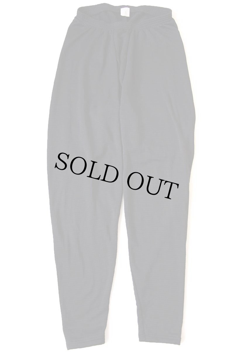 画像2: USA製 ドロワーズ グリッドフリース インナーパンツ 黒 L (2)