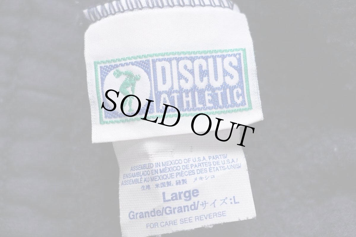 画像6: 00s メキシコ製 DISCUS Athletic 無地 スウェットパンツ 紺 L (6)