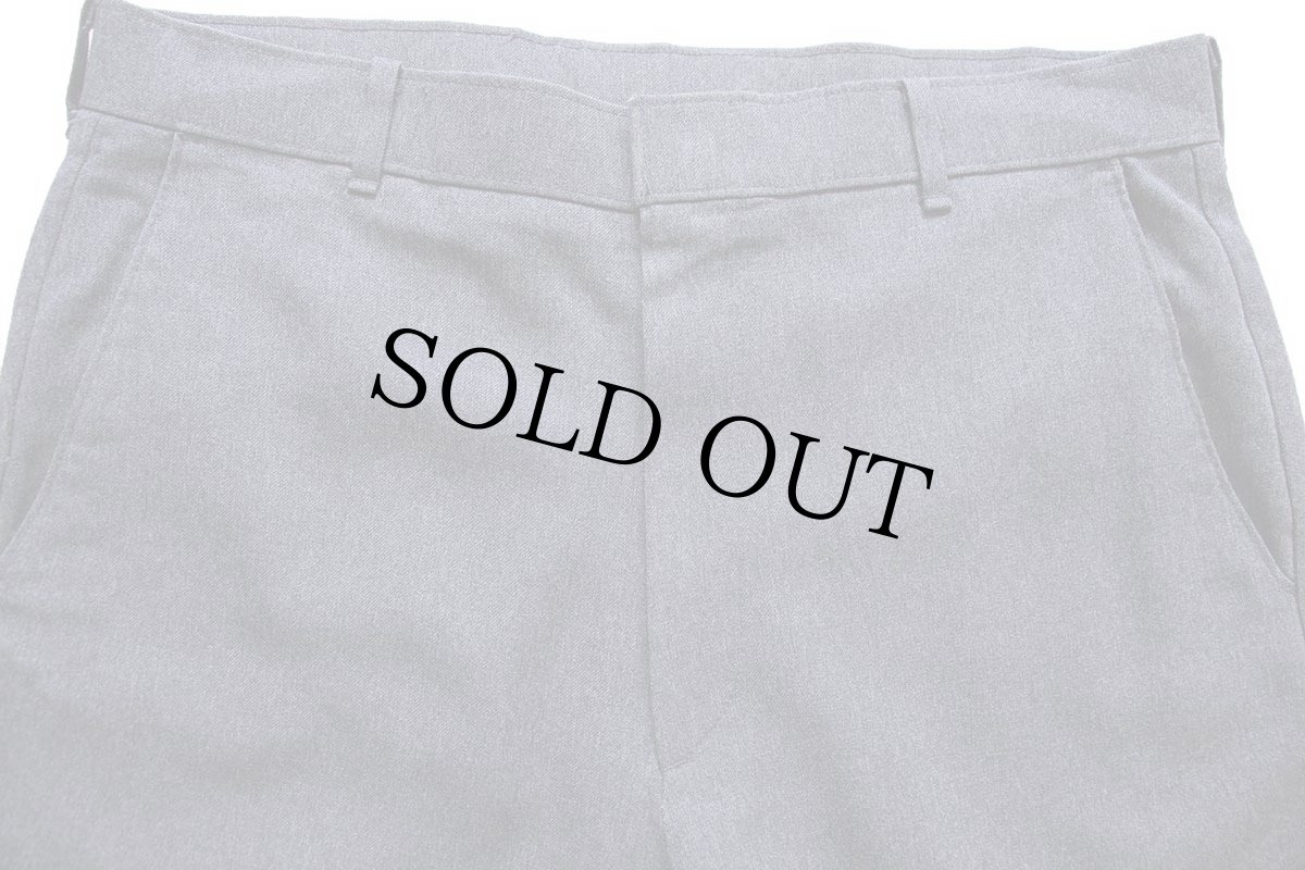 画像4: 80s Levi'sリーバイス ACTION SLACKS スラックス ポリエステルパンツ グレー w34★スタプレ (4)