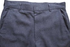 画像4: 80s Levi'sリーバイス ACTION SLACKS スラックス ポリエステルパンツ グレー w34★スタプレ (4)