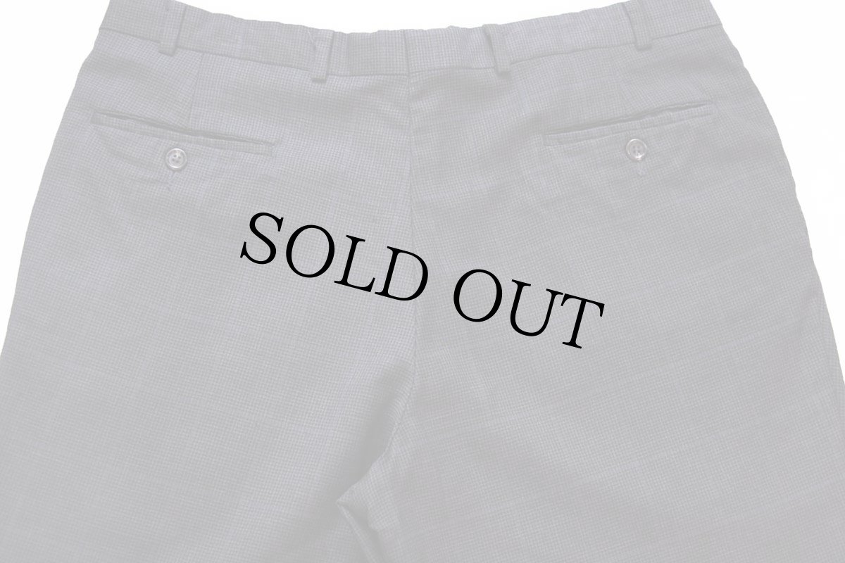 画像5: 80s RALPH ラルフローレン グレンチェック ツータック スラックス ウールパンツ W36 (5)