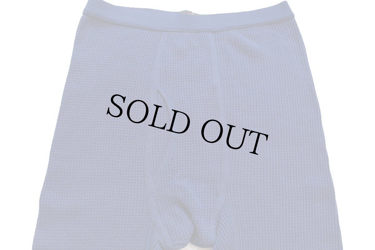 画像4: 90s USA製 GREATLAND サーマルパンツ 紺 M (4)