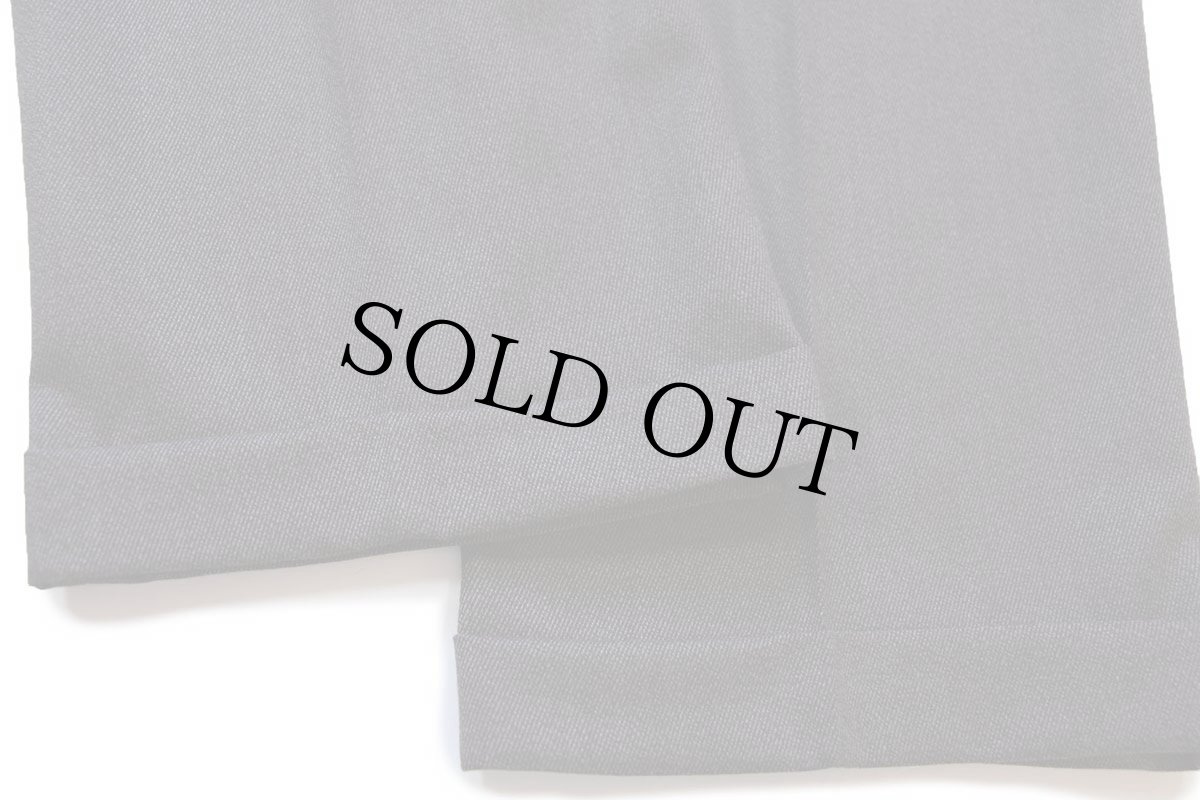 画像7: デッドストック★90s カナダ製 CHAPS ラルフローレン FOLEY'S ツータック スラックス ウールパンツ W33 L32 (7)