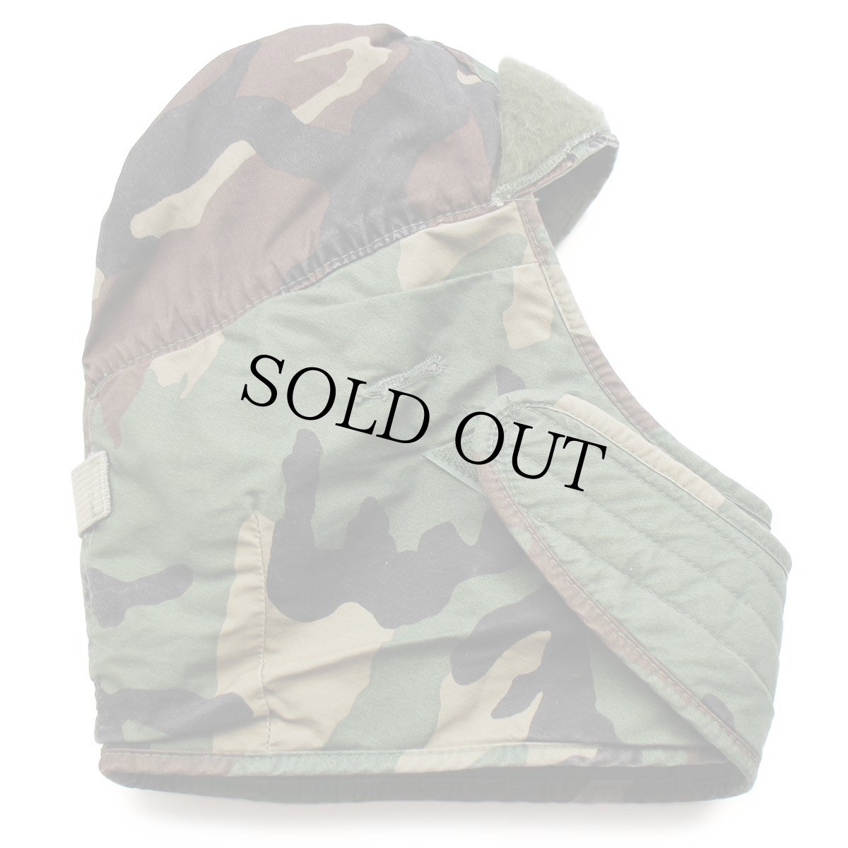 画像4: 90s 米軍 U.S.ARMY ウッドランドカモ ヘルメットライナー キャップ 7 1/2★B (4)