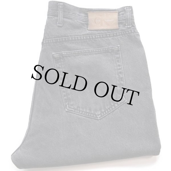 90s USA製 Calvin Kleinカルバンクライン テーパード ブラック