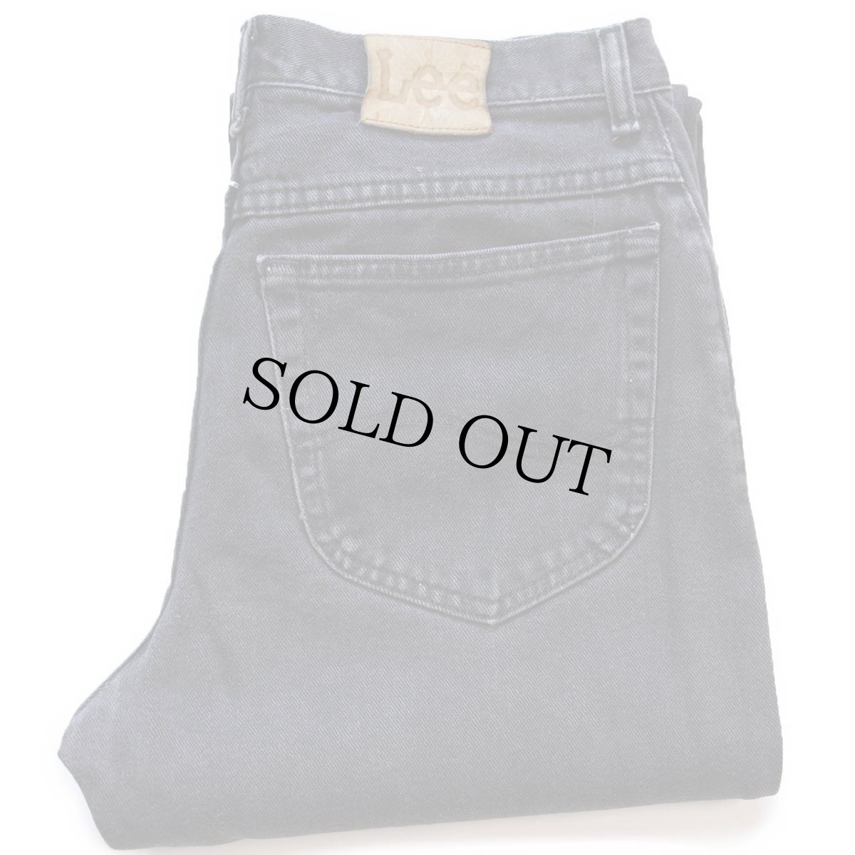 画像1: 00s Leeリー ブラック デニムパンツ W32 (1)