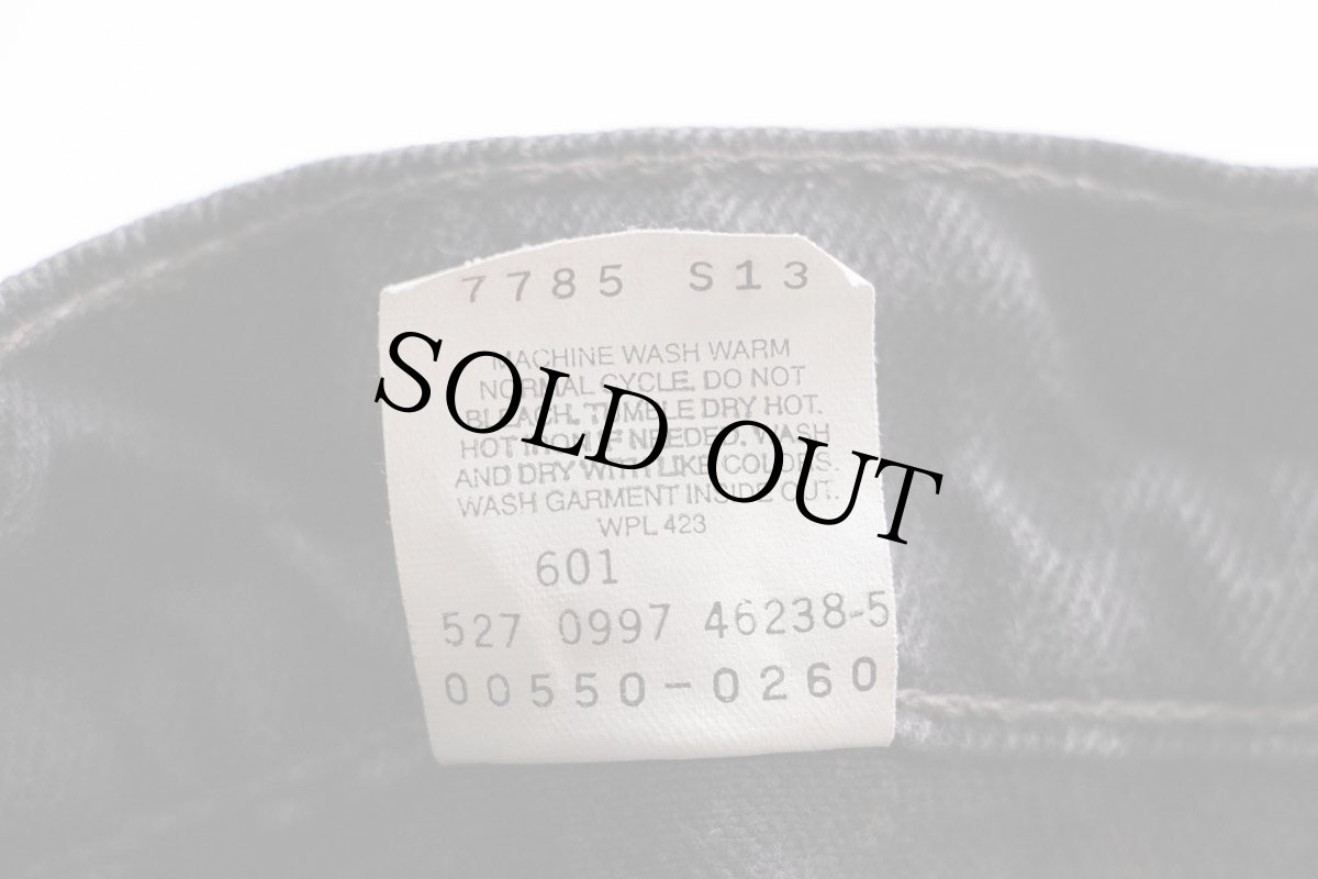 画像7: 90s USA製 Levi'sリーバイス 550 ブラック デニムパンツ w31 L34 (7)