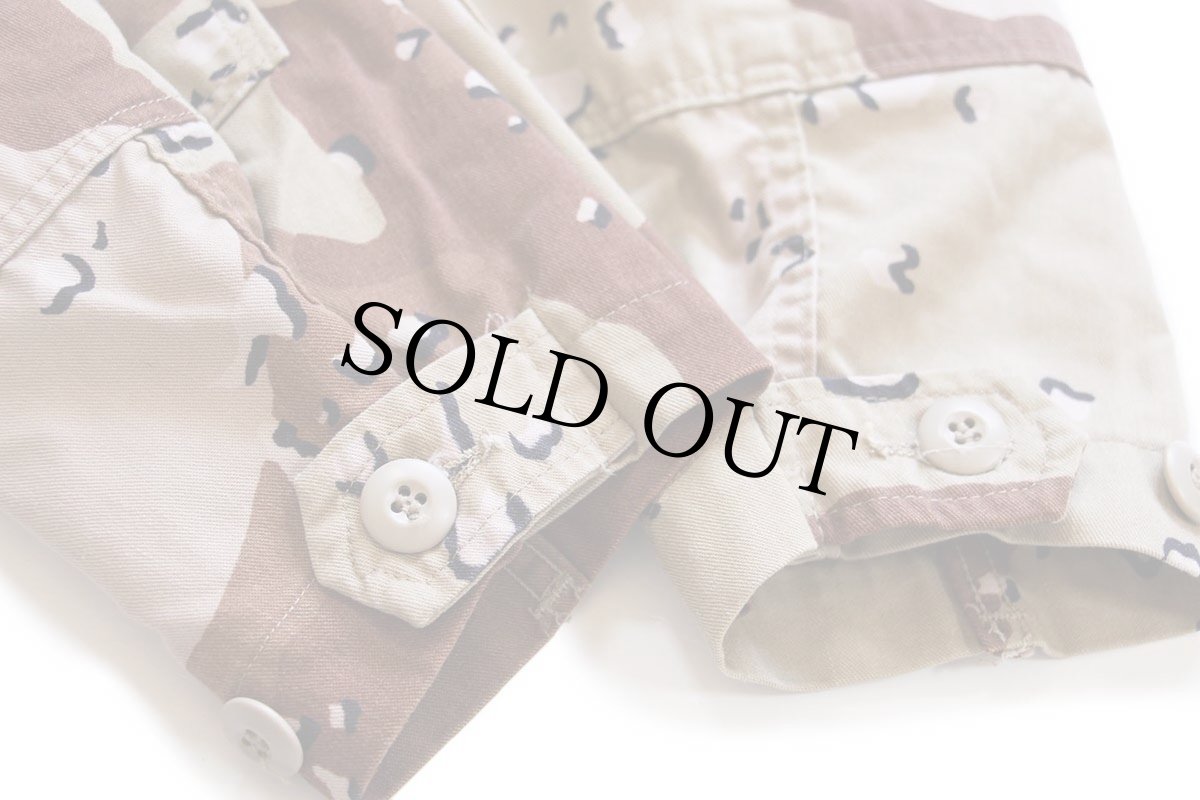 画像5: 80s 米軍 U.S.ARMY チョコチップ デザートカモ BDU ジャケット M-L (5)