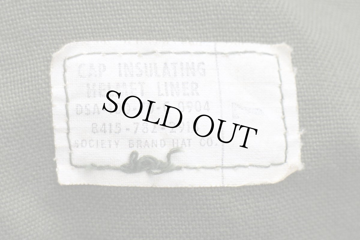 画像6: 70s 米軍 U.S.ARMY ヘルメットライナー キャップ オリーブグリーン 7 (6)