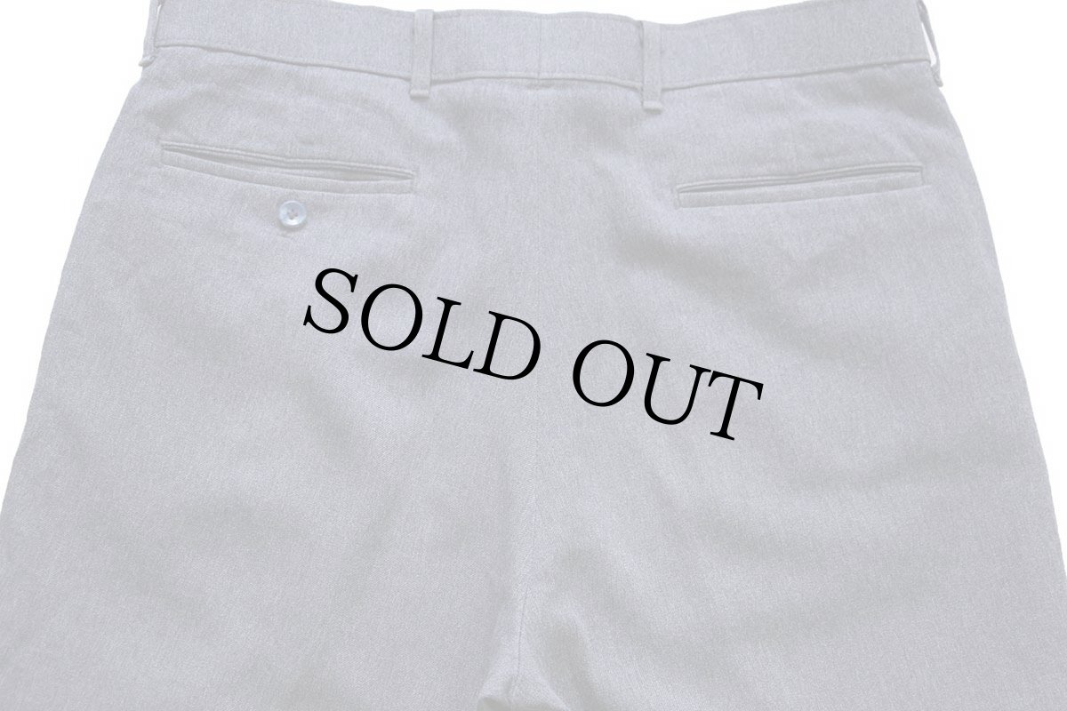 画像5: 80s Levi'sリーバイス ACTION SLACKS スラックス ポリエステルパンツ グレー w34★スタプレ (5)