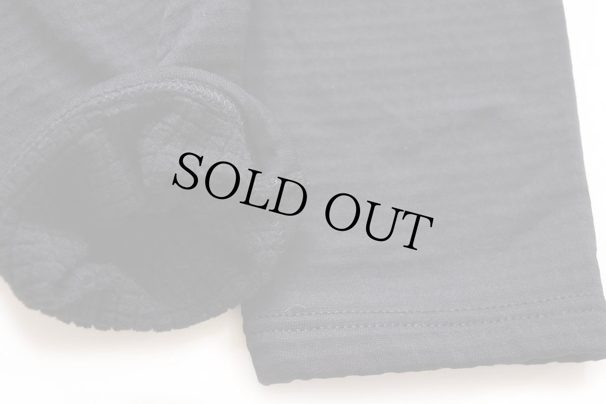 画像7: USA製 ドロワーズ グリッドフリース インナーパンツ 黒 L (7)