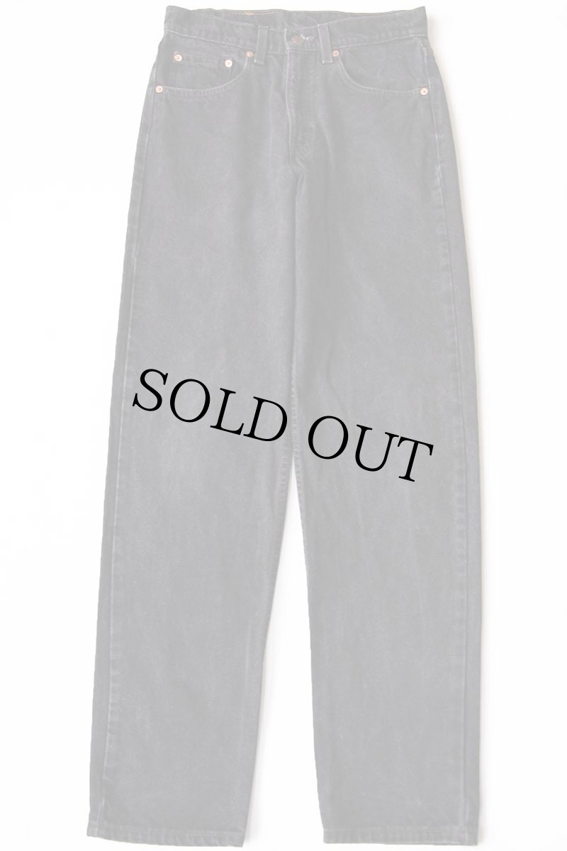 画像2: 90s USA製 Levi'sリーバイス 550 ブラック デニムパンツ w31 L34 (2)