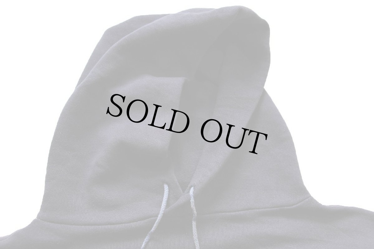 画像5: 80s USA製 RUSSELLラッセル POCONO MTN. BASKETBALL CAMP ひび割れプリント スウェットパーカー ナス紺 M★フーディー (5)