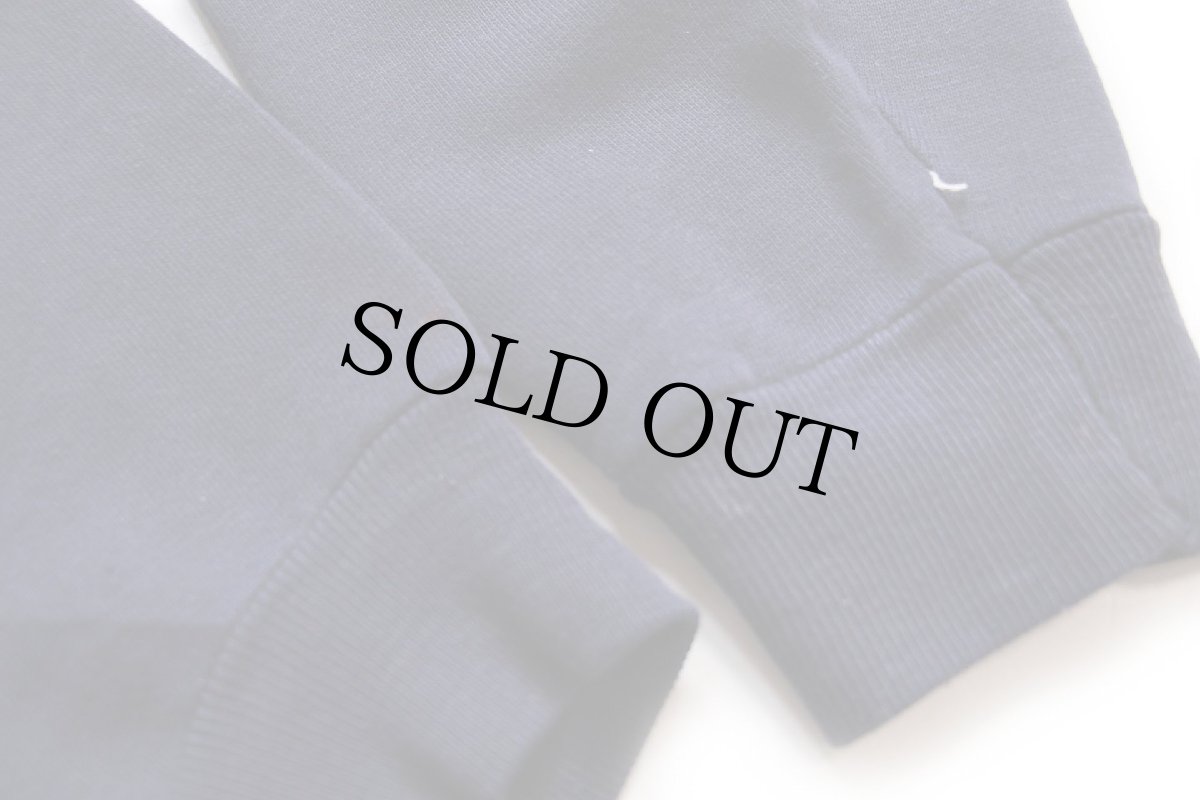 画像7: 80s USA製 RUSSELLラッセル POCONO MTN. BASKETBALL CAMP ひび割れプリント スウェットパーカー ナス紺 M★フーディー (7)