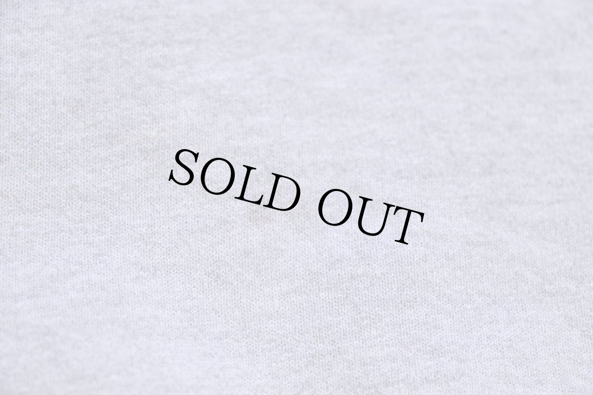 画像7: 90s USA製 RUSSELLラッセル 無地 タートルネック 前V スウェット 杢グレー XL★ブランク (7)