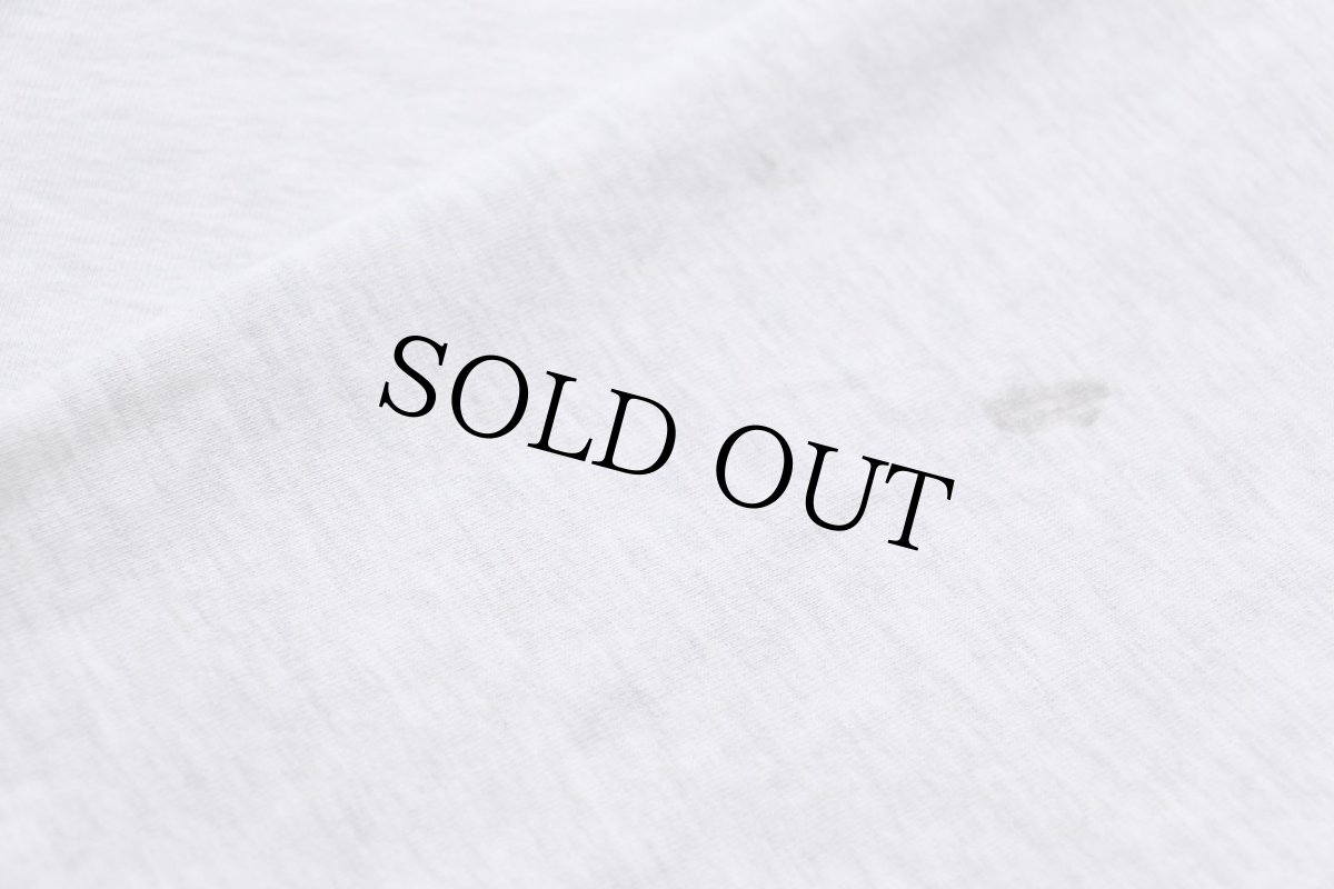 画像7: 90s メキシコ製 RUSSELLラッセル 無地 前V スウェット 杢ライトグレー L★ブランク (7)