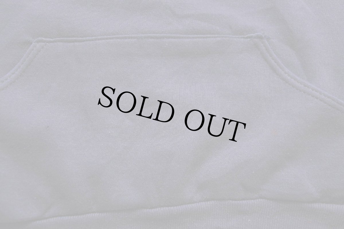 画像6: 80s USA製 RUSSELLラッセル POCONO MTN. BASKETBALL CAMP ひび割れプリント スウェットパーカー ナス紺 M★フーディー (6)