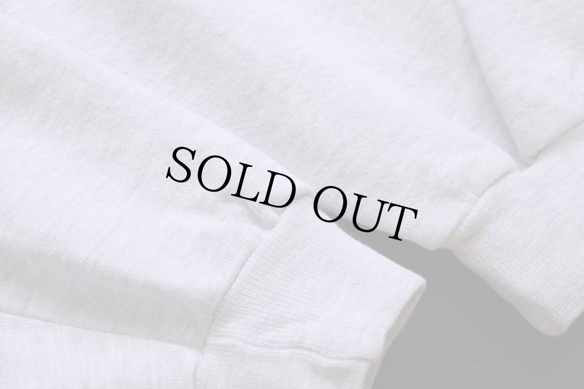 画像6: 90s USA製 RUSSELLラッセル ASU アップリケ 前V スウェット 杢ライトグレー L (6)