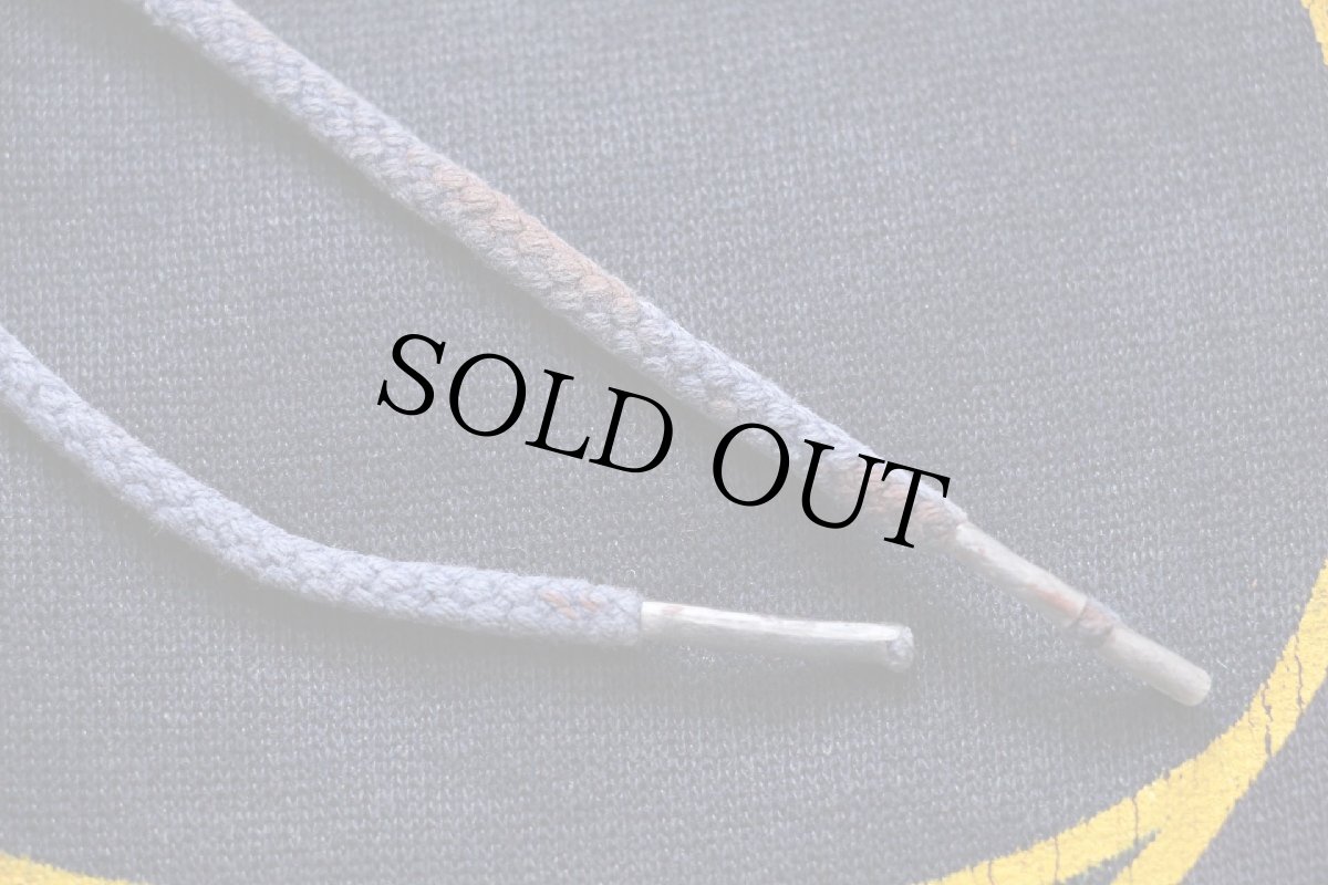 画像8: 80s USA製 RUSSELLラッセル POCONO MTN. BASKETBALL CAMP ひび割れプリント スウェットパーカー ナス紺 M★フーディー (8)