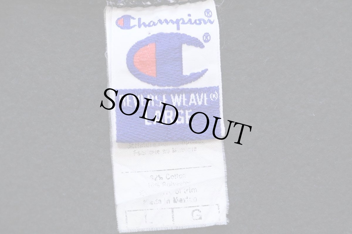 画像4: 00s メキシコ製 Championチャンピオン ワンポイント リバースウィーブ スウェット 黒 L (4)