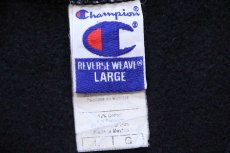 画像4: 00s メキシコ製 Championチャンピオン ワンポイント リバースウィーブ スウェット 黒 L (4)