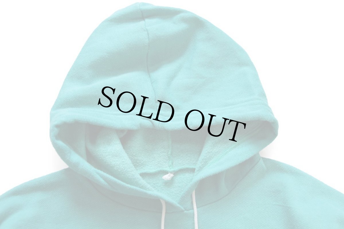 画像5: 80s SNOOPY スヌーピー 発泡プリント スウェットパーカー エメラルドグリーン S★フーディー (5)