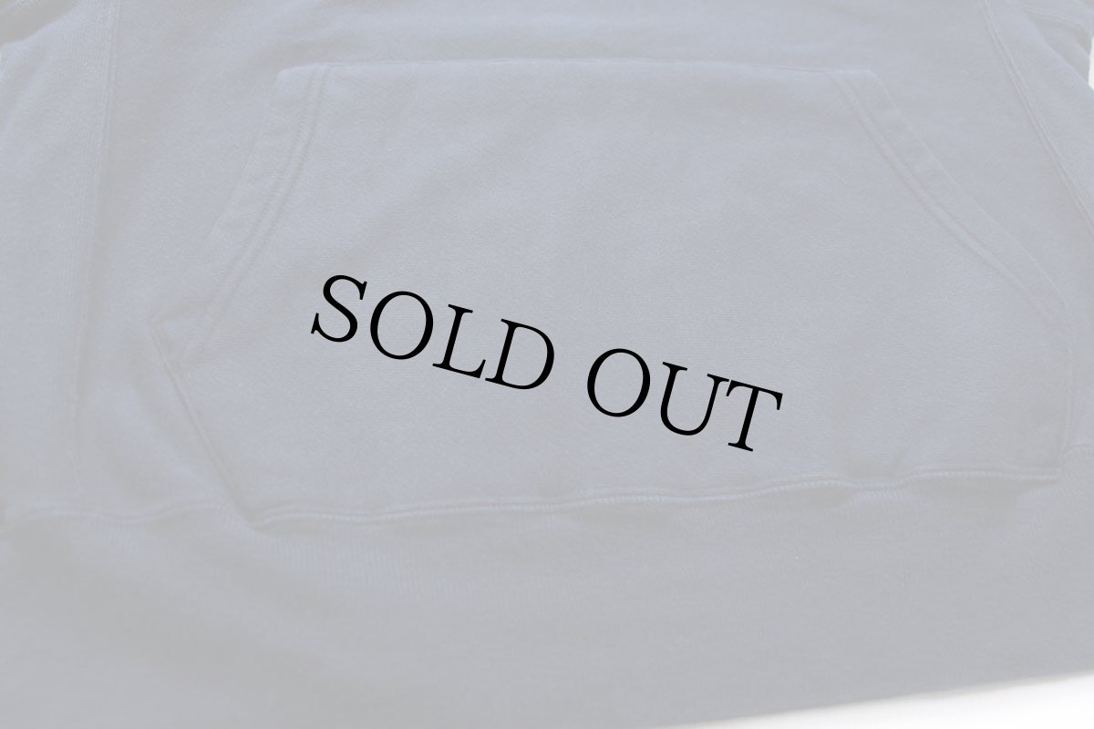 画像5: 00s Championチャンピオン 無地 目無し リバースウィーブ スウェットパーカー 紺 M★フーディー ブランク (5)