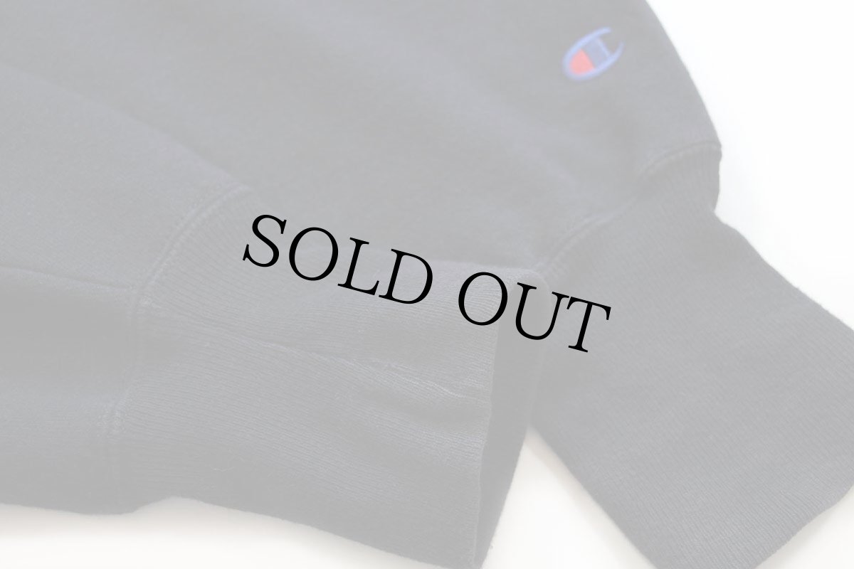 画像6: 00s メキシコ製 Championチャンピオン ワンポイント リバースウィーブ スウェット 黒 L (6)