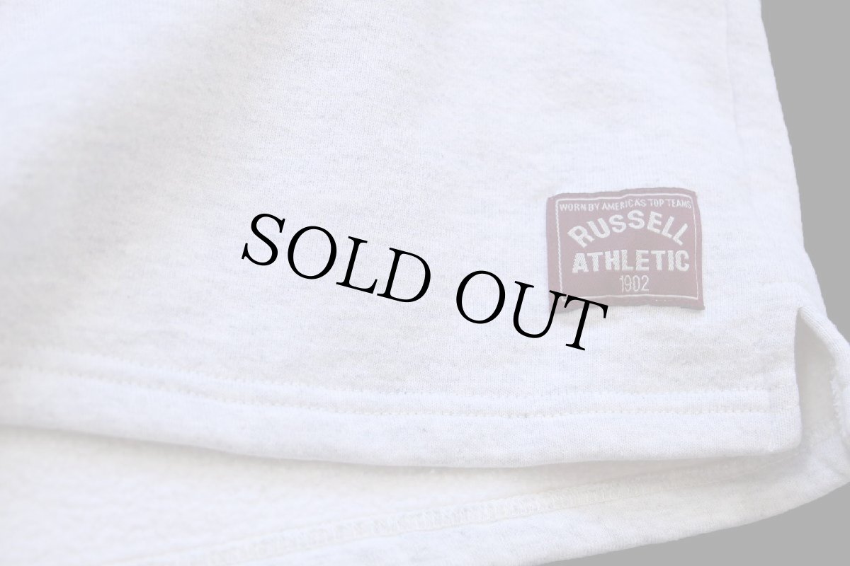 画像5: 90s USA製 RUSSELLラッセル 無地 ヘンリーネック スウェット オートミール XL★ブランク (5)