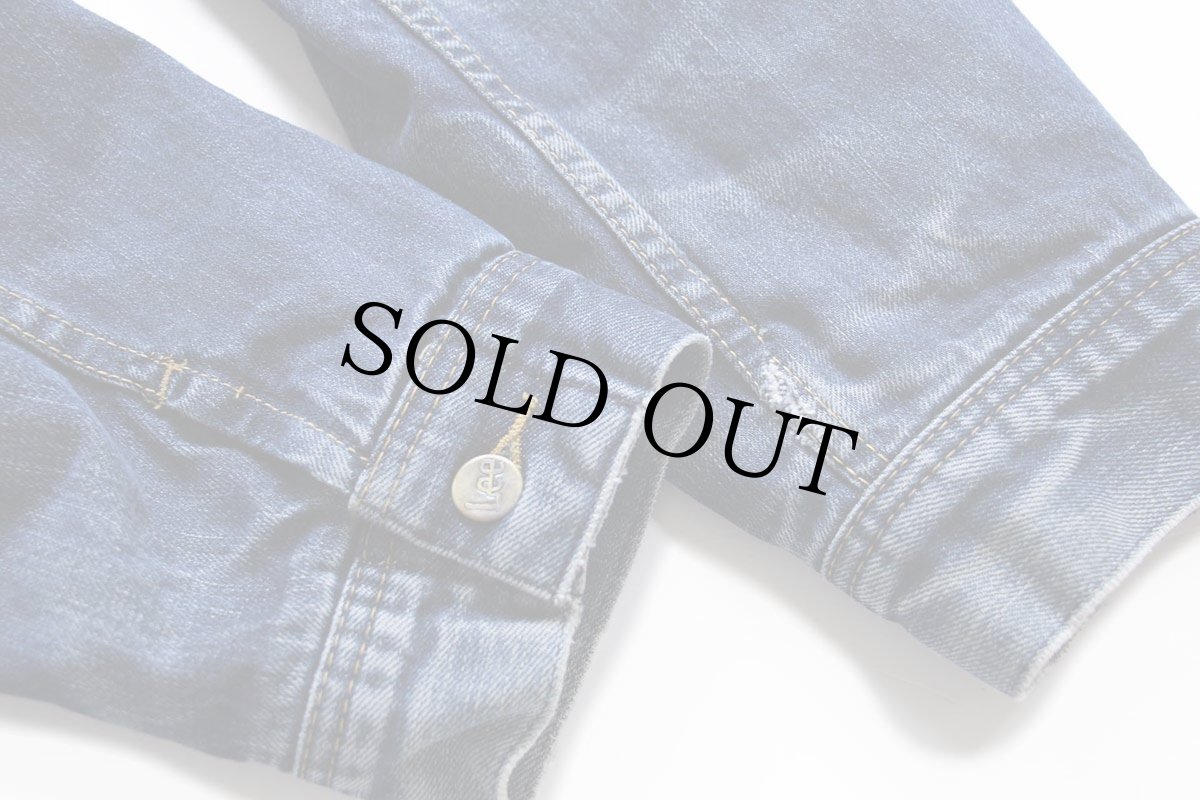 画像8: Leeリー LINED SHERPA SLIM JK ボアライナー デニムジャケット 4ポケット XL★ユーロ (8)