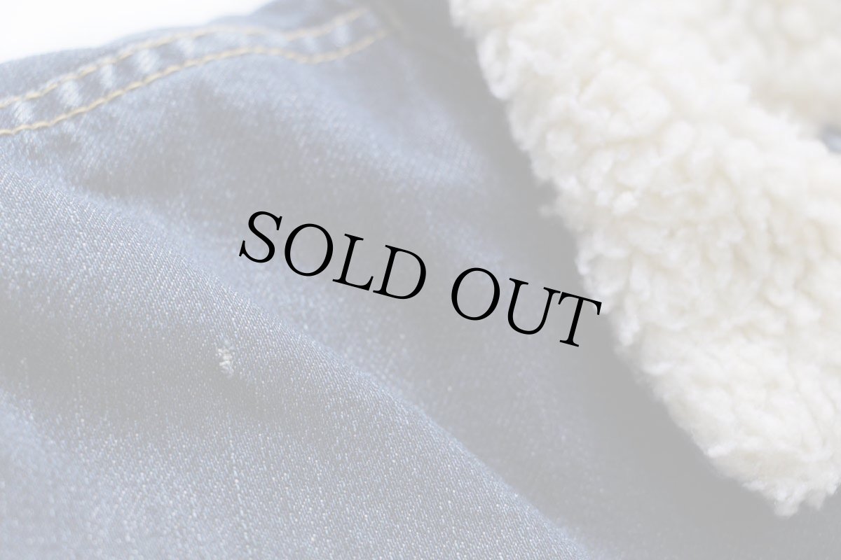 画像6: Leeリー LINED SHERPA SLIM JK ボアライナー デニムジャケット 4ポケット XL★ユーロ (6)