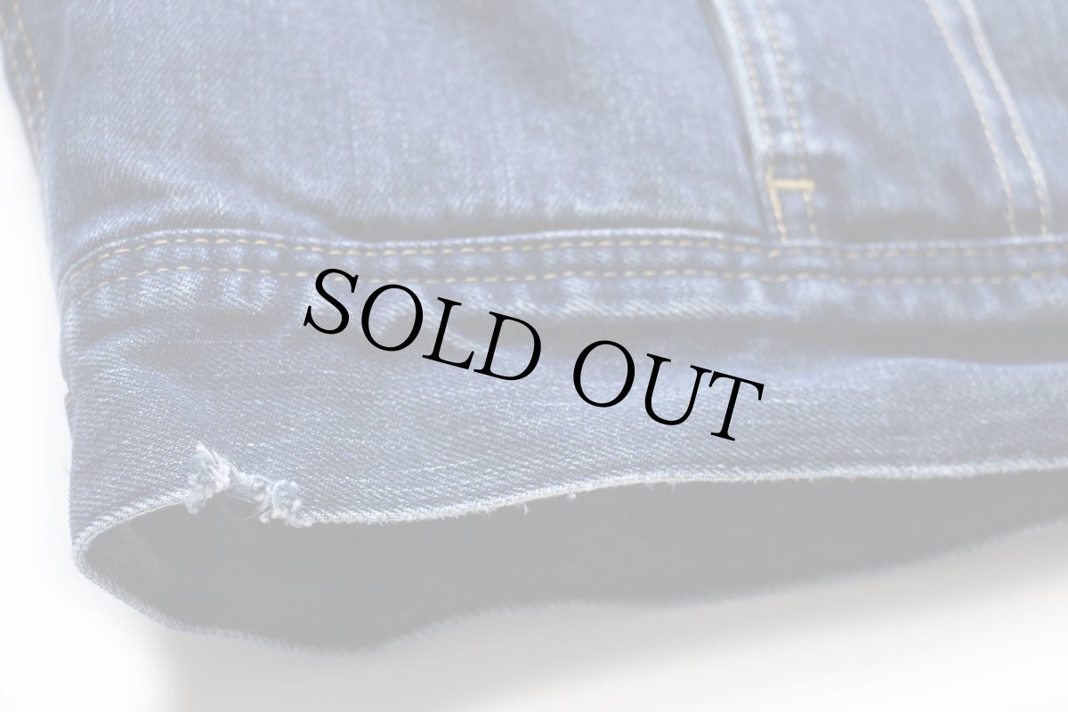 画像7: Leeリー LINED SHERPA SLIM JK ボアライナー デニムジャケット 4ポケット XL★ユーロ (7)