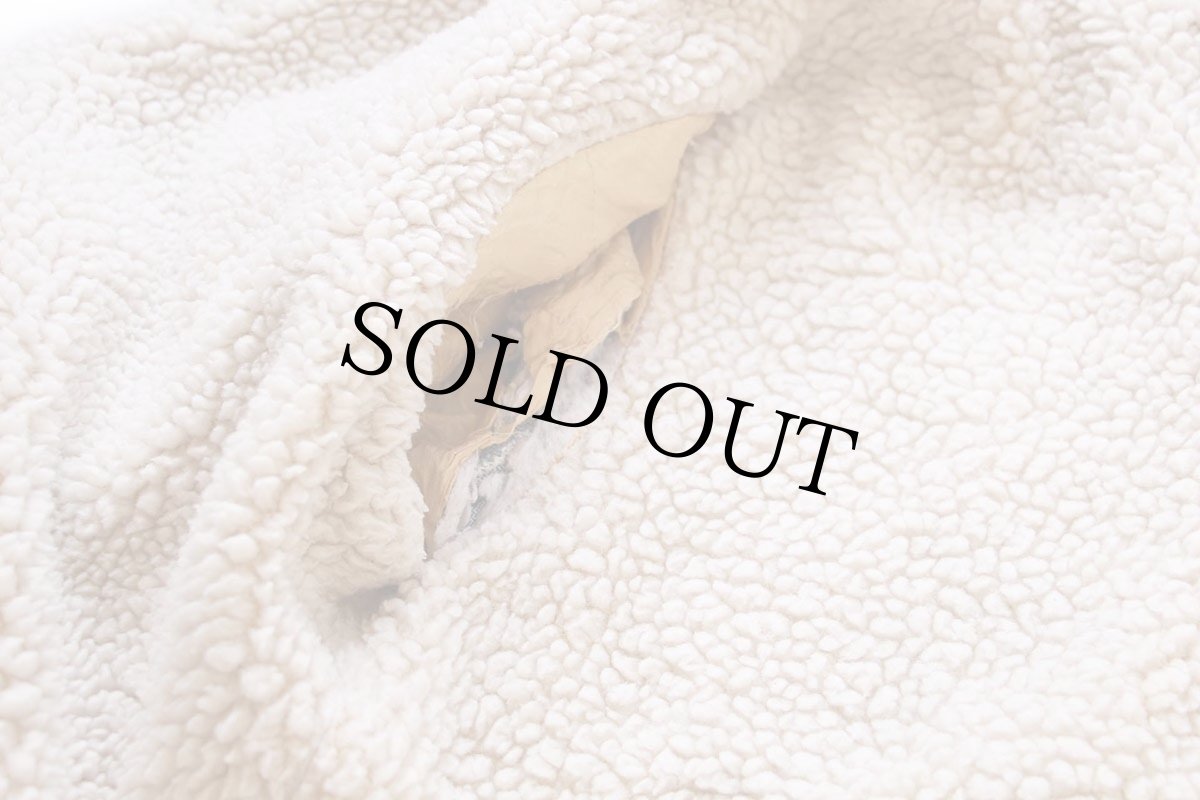 画像5: 70s USA製 Wranglerラングラー ダメージ ボアライナー デニム ランチコート L (5)