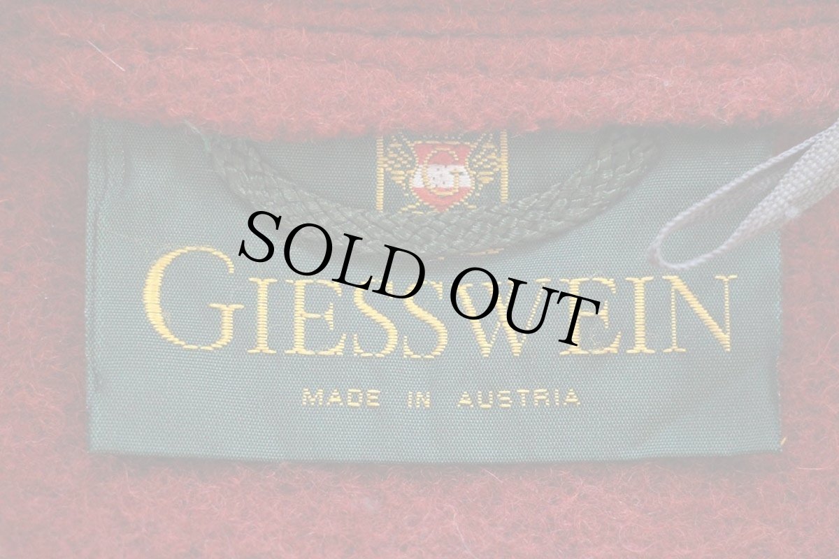 画像4: オーストリア製 GIESSWEIN 風景柄 アップリケ アート スタンドカラー チロリアン ボイルドウール ジャケット 38 (4)