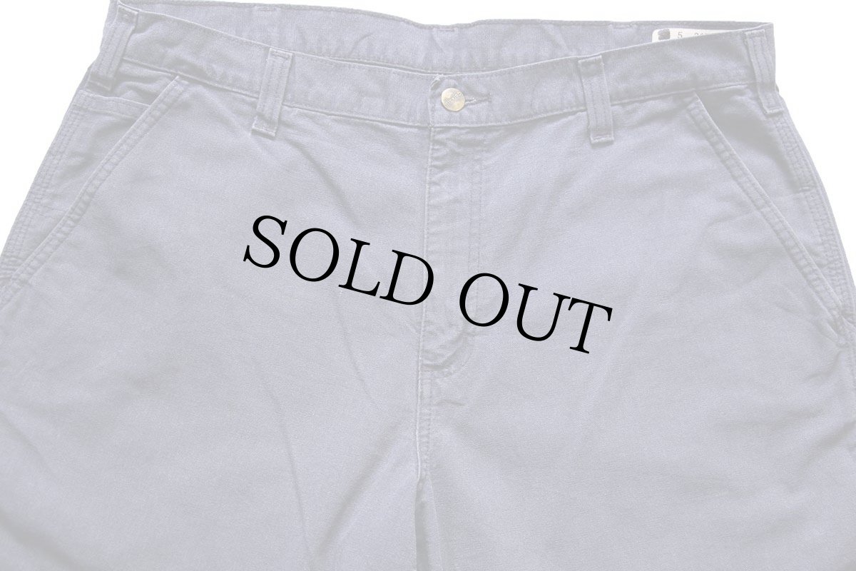 画像4: メキシコ製 carharttカーハート ライトダック地 ペインターパンツ ネイビー フェード W36 L34 (4)