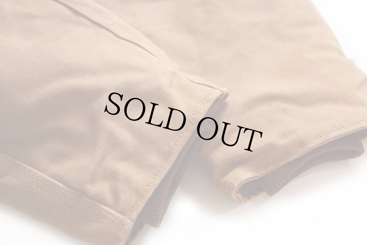 画像5: 00s USA製 carharttカーハート キルティングライナー ダック地 トラディショナルジャケット 茶 フェード 42T (5)