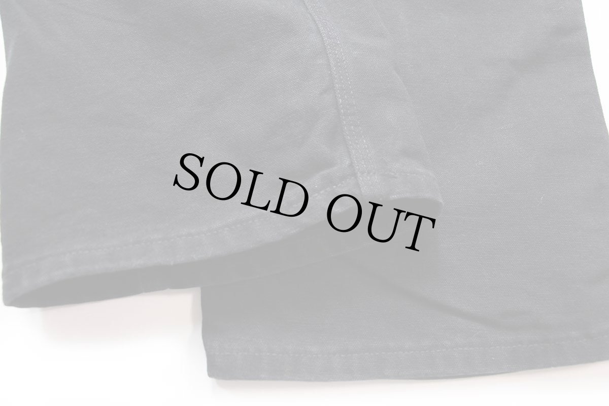 画像7: 00s メキシコ製 carharttカーハート ペンキ飛び ダック地 ペインターパンツ 黒 w36 L32 (7)