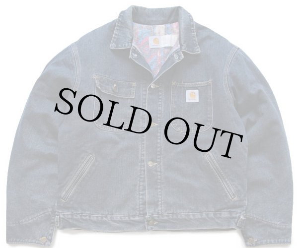 90s USA製 carharttカーハート ネイティブ柄 ブランケットライナー