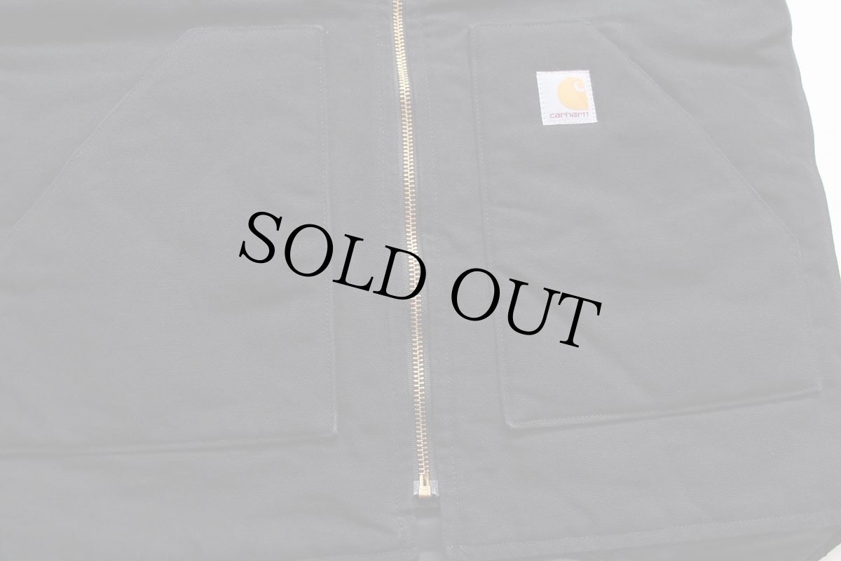 画像4: carharttカーハート amazonアマゾン ロゴ刺繍 キルティングライナー ダックベスト 黒 S (4)