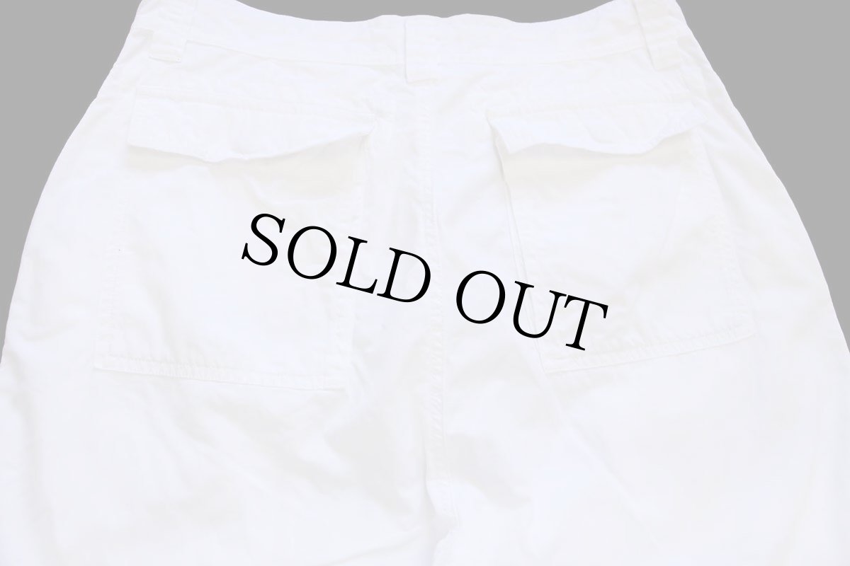画像5: 00s ポロ ラルフローレン コットンポプリン カーゴパンツ 白 32/31 (5)