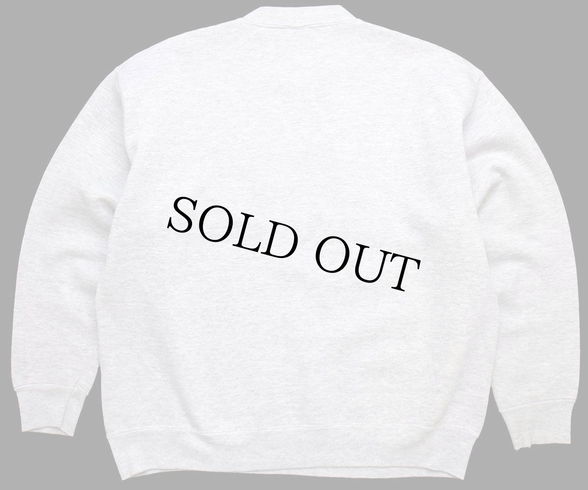 画像2: 90s USA製 STARTERスターター 無地 スウェット 杢ライトグレー L★ブランク (2)