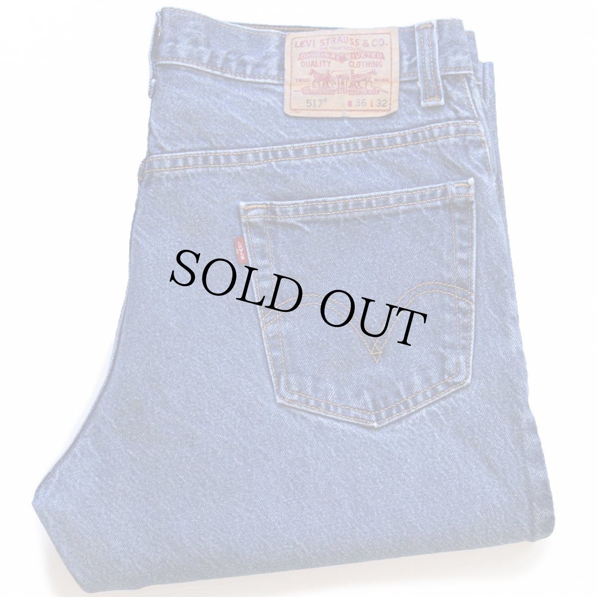 画像1: 00s メキシコ製 Levi'sリーバイス 517 デニムパンツ w36 L32★79 ブーツカット (1)