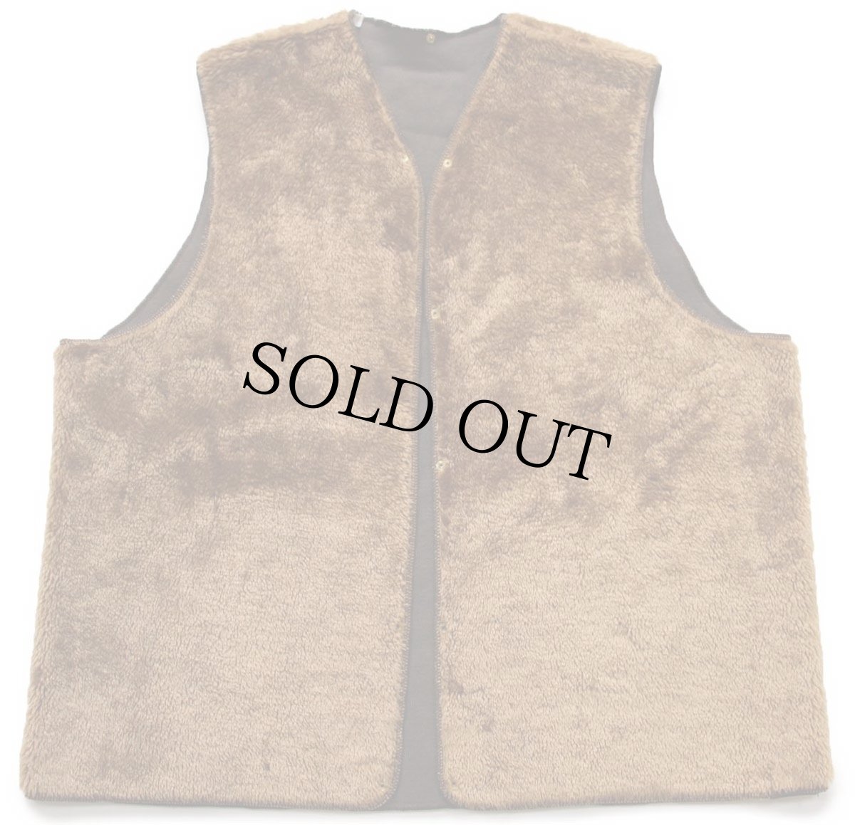 画像1: 90s 英国製 Barbourバブアー パイルライナー ボア ベスト ブラウン 48★59 (1)