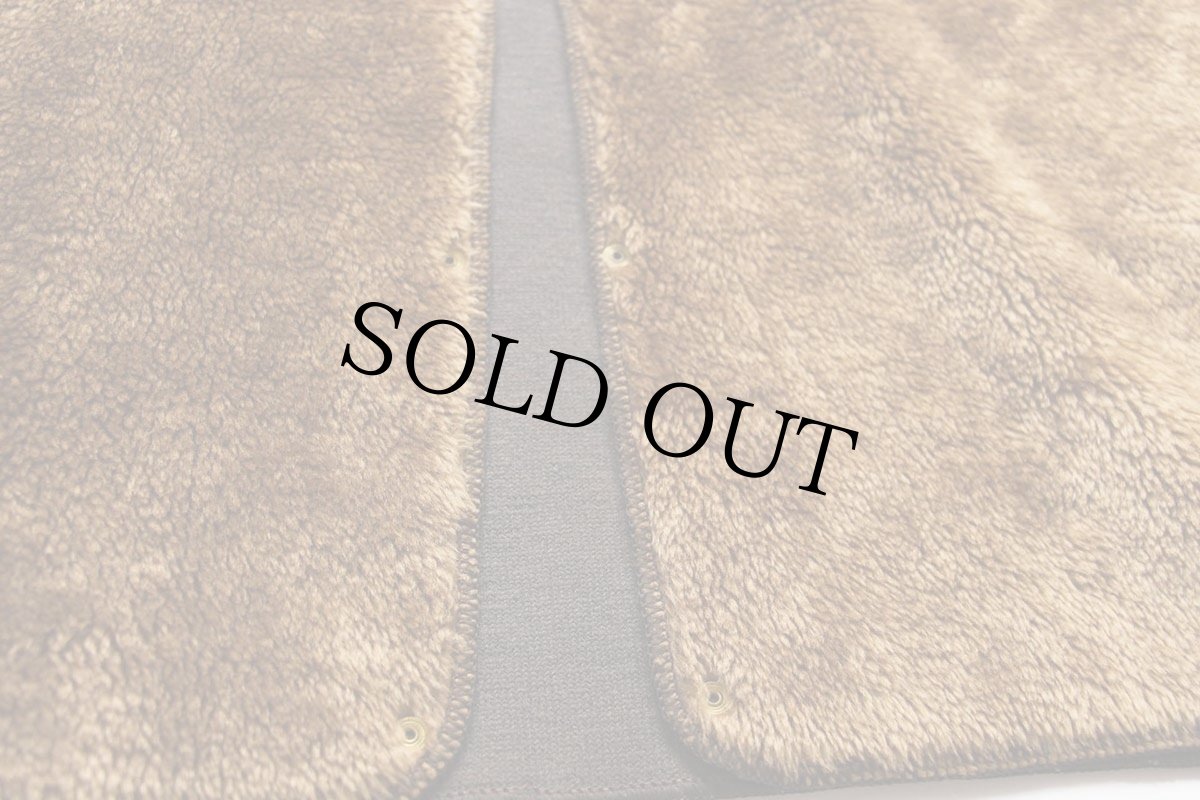 画像6: 90s 英国製 Barbourバブアー パイルライナー ボア ベスト ブラウン 48★59 (6)