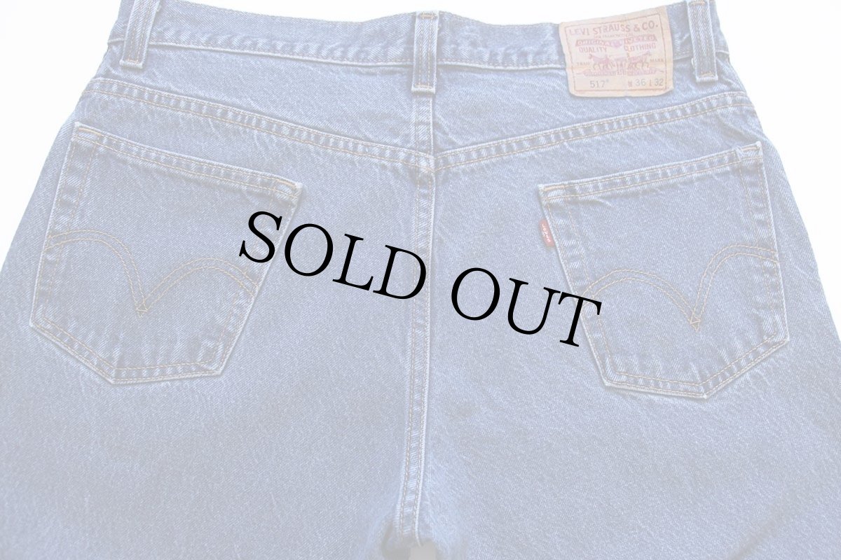 画像5: 00s メキシコ製 Levi'sリーバイス 517 デニムパンツ w36 L32★79 ブーツカット (5)