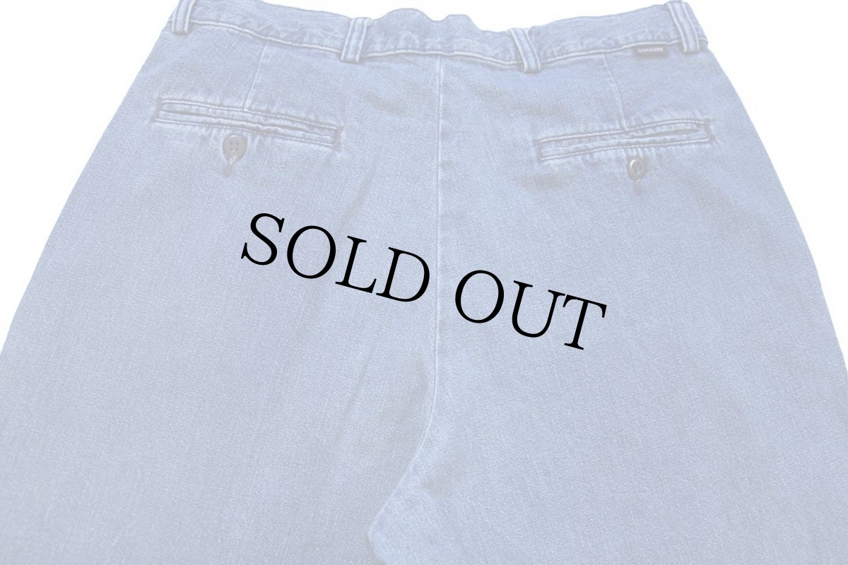 画像5: 00s DOCKERSドッカーズ ツータック デニム トラウザーズ w34★Levi'sリーバイス (5)